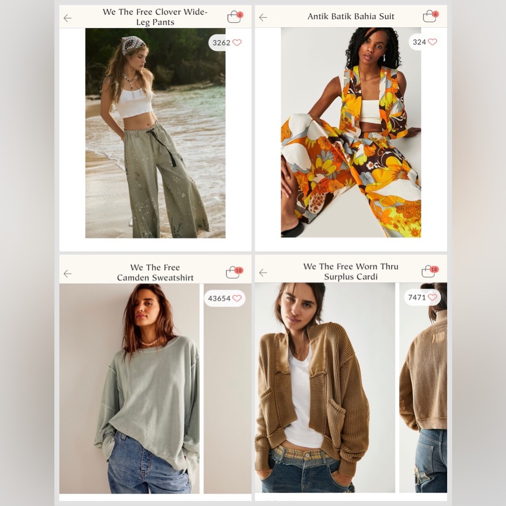 ISO these Free People items 🤩